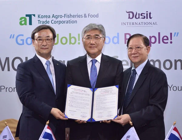 Korea’s Ministry of Agriculture, Food and Rural Affairs Joins Forces with Dusit International to Promote Hospitality Internship Program