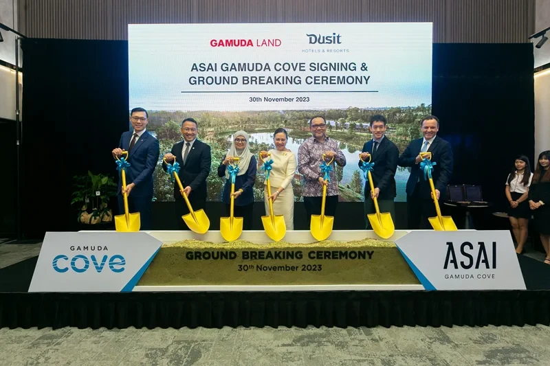 Dusit Hotels and Resorts signs to manage its first hotel in Malaysia as part of the eagerly anticipated Gamuda Cove township – set to open near Kuala Lumpur in 2026