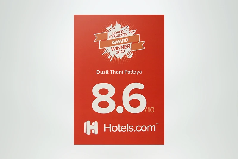 Dusit Thani Pattaya -Loved by Guests Award Winner 2020 - Hotel.com